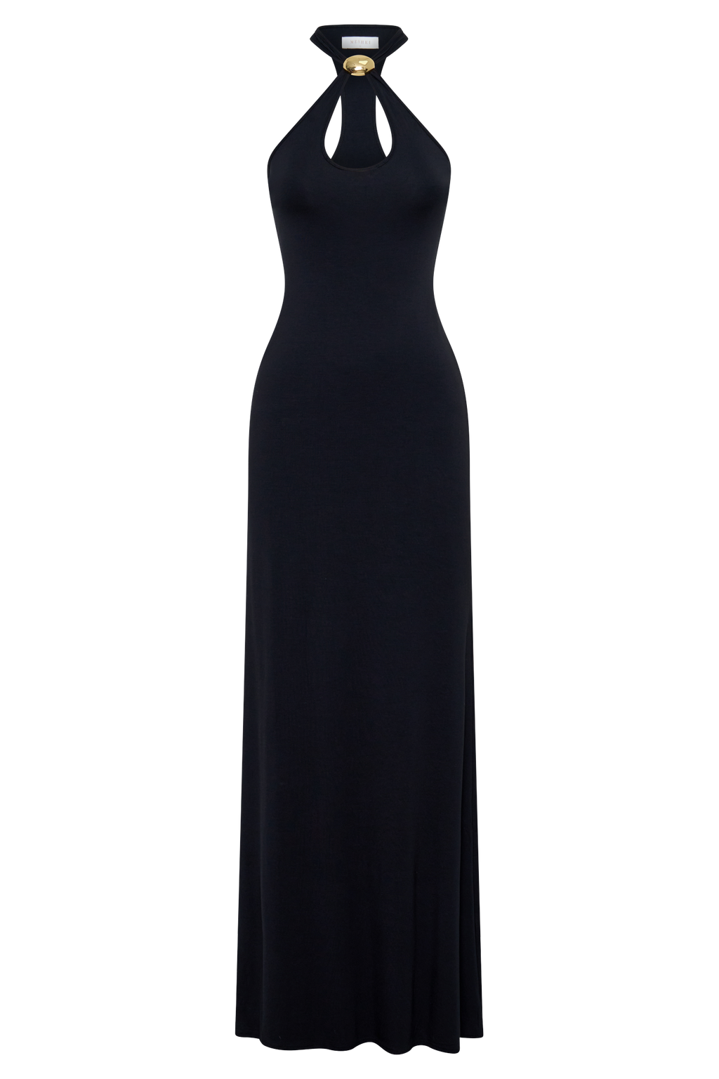 Ramona Modal Maxi Dress With Hardware - Black