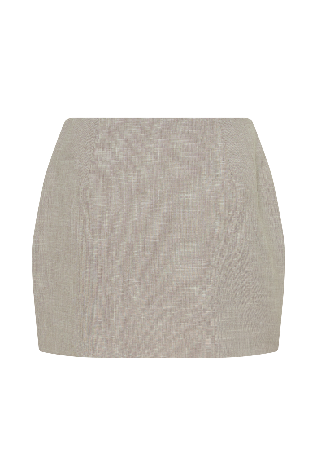 Laila Suiting Mini Skirt - Grey