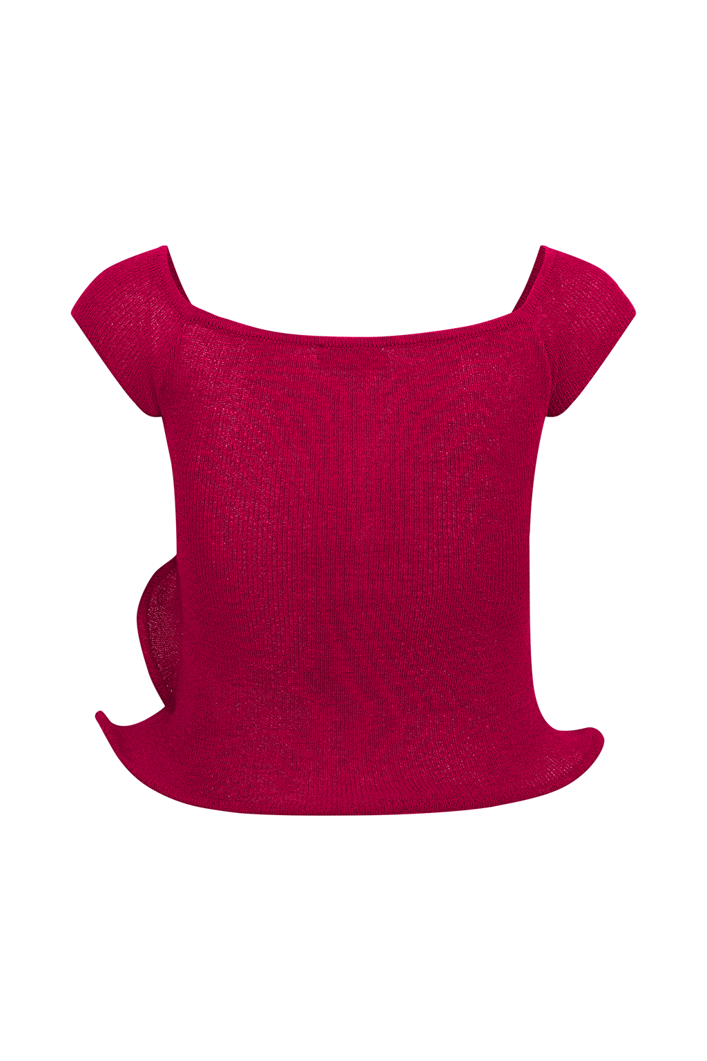 Haisley Off Shoulder Knit Top - Raspberry