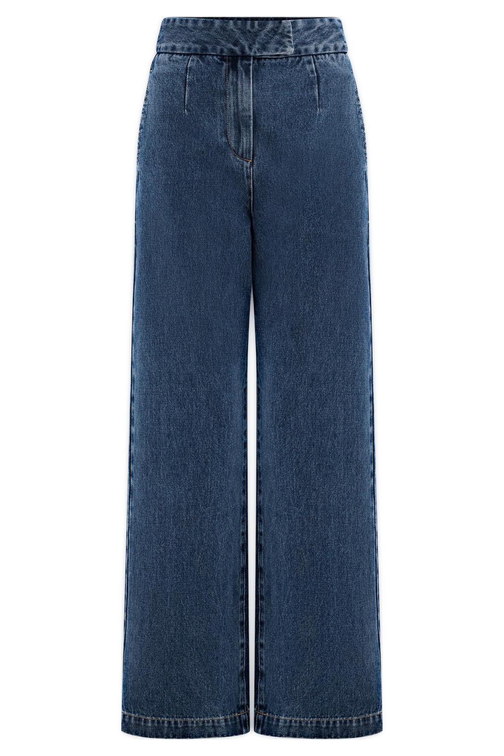 Rayne Wide Leg Denim Jeans - 90'S Blue